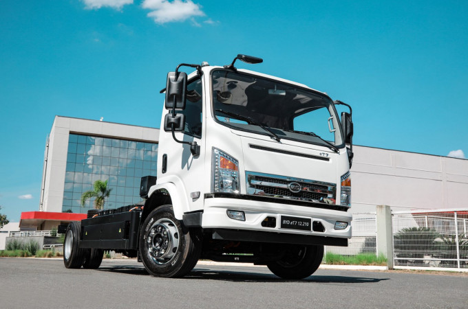 BYD launches new 100% electric truck in the Brazilian market