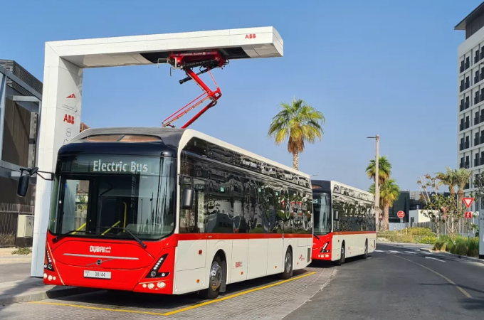 Volvo Buses trialling two electric buses in Dubai