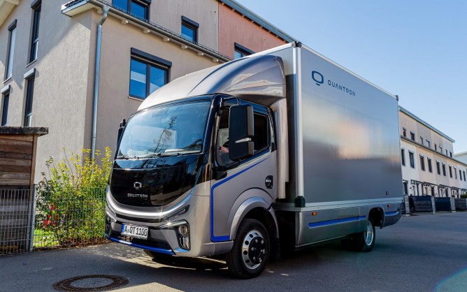 Quantron marks entry to the light truck sector with the launch of the Qargo 4 EV