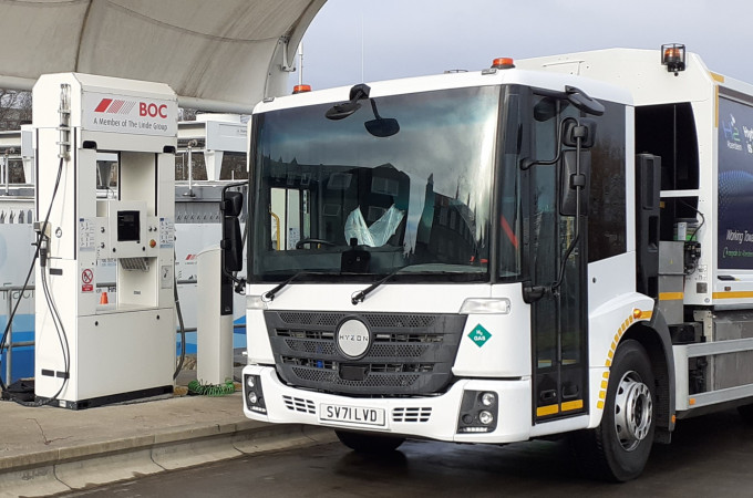 Allison Transmission and Hyzon Motors powering UK’s first HFC refuse truck
