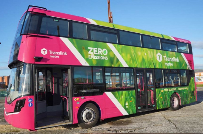 Wrightbus to deliver 100 zero-emission double decker buses to Northern Ireland