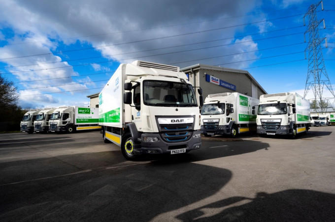 20 DAF LF Electric rigids on trial as part of UK-funded e-truck project