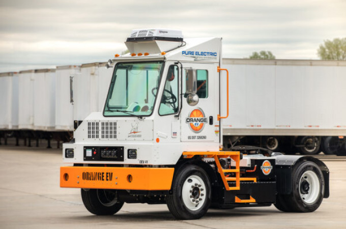 Orange EV rebrands its electric terminal tractors