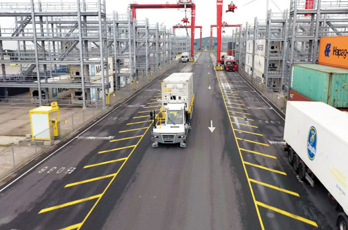 Terberg successfully demonstrates autonomous terminal tractor operations at Dutch container terminal
