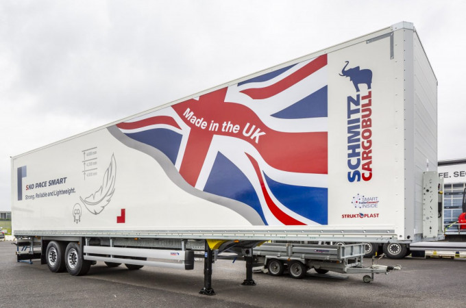 Schmitz designs and builds new dry freight semi-trailer - S.KO PACE SMART - in the UK