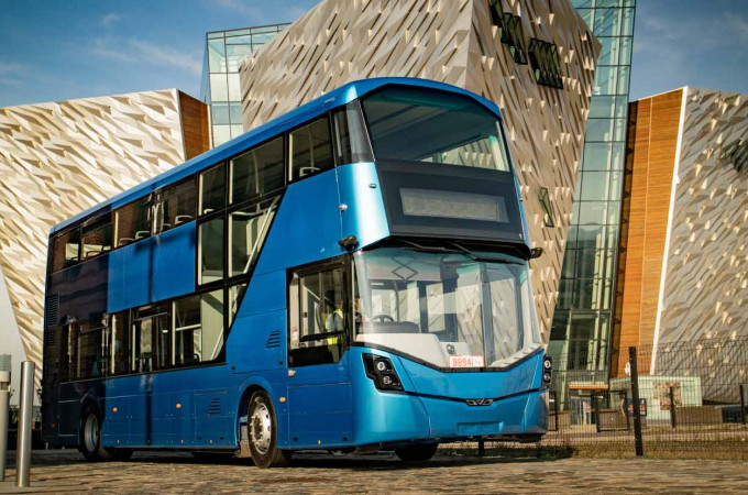 Wrightbus receives order for up to 800 battery-electric buses for Ireland
