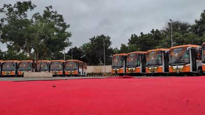 PMI holds inauguration of its first e-bus charging depot in Rajkot