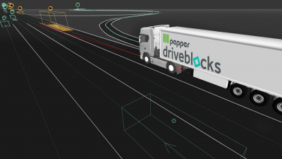 pepper motion and driveblocks working together on a prototype autonomous truck
