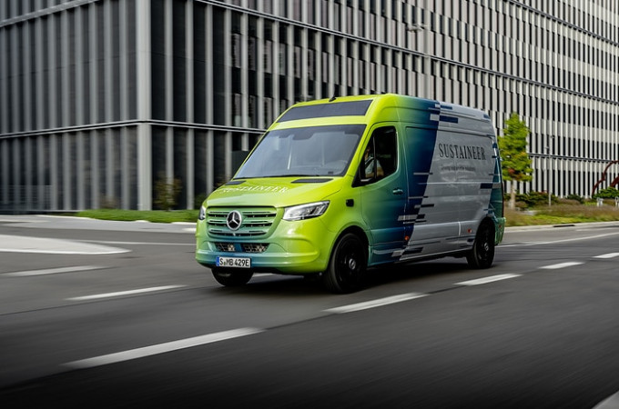 Mercedes-Benz showcases range of driver assistance and energy saving features for electric vans