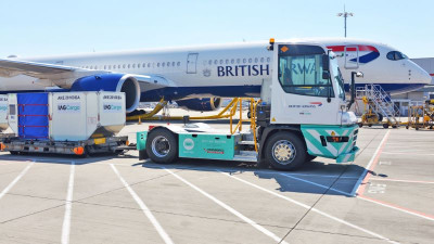 First Terberg electric vehicle trialled at Heathrow Airport