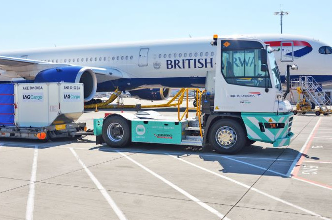 First Terberg electric vehicle trialled at Heathrow Airport
