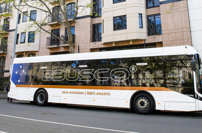 Ebusco introduces right-hand drive version of electric bus to Australia