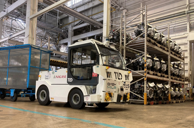 Mitsubishi Fuso trials Autonomous Intelligent Tugger (AIT) in Kawasaki factory