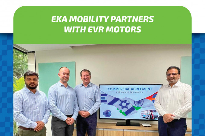 Israel's EVR Motors partners with EKA Mobility to build electric bus motors in India