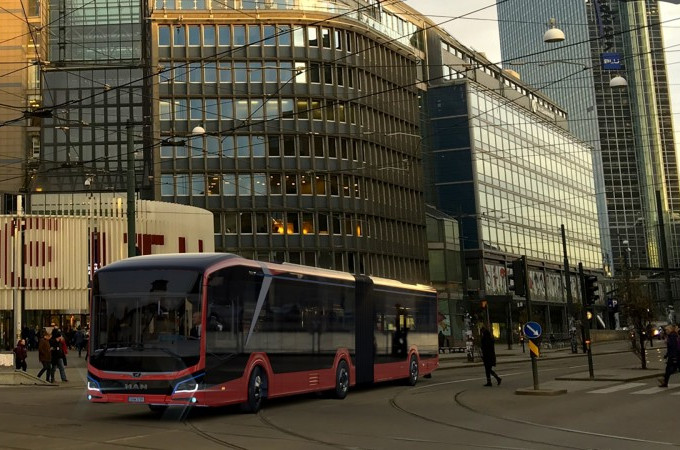 MAN receives first e-bus order for 76 units from Norway