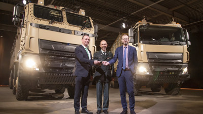 DAF delivers the first of 879-military truck order to the Belgian Armed Forces