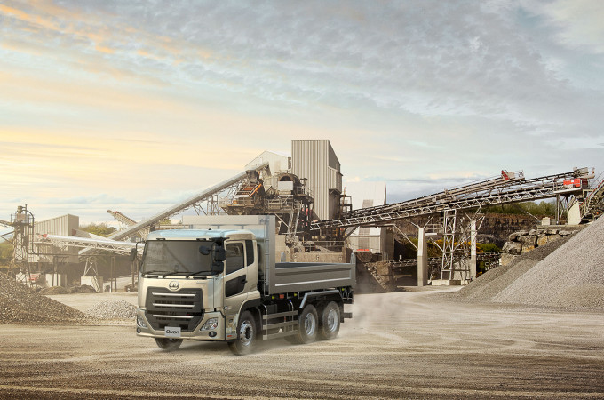 Sensible 4 and UD Trucks test autonomous truck in industrial site