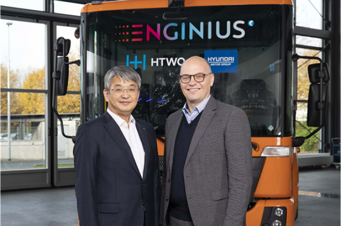 Hyundai’s fuel-cell systems to power Enginius trucks
