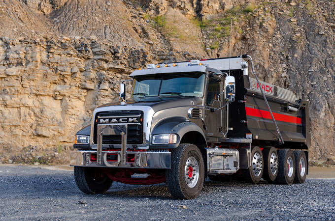 Mack Trucks showcases updated Granite truck model at World of Concrete