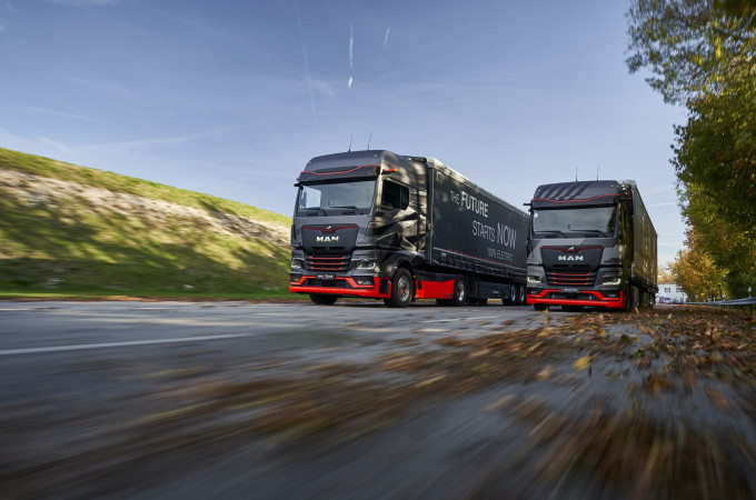MAN announces first major electric truck order from DB Schenker