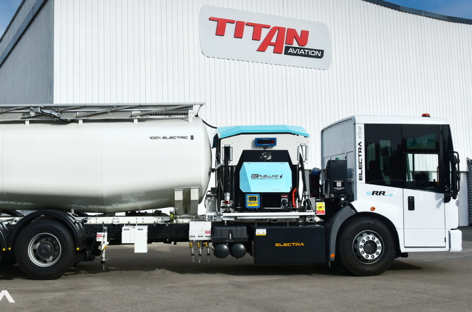 Electra partners with Titan to produce zero-emission airport refueller