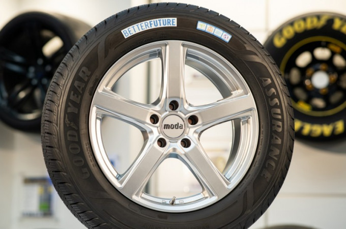 Goodyear unveils new sustainable tyre demonstrator