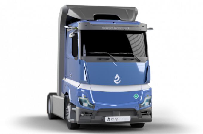 Zepp.solutions unveils hydrogen truck powered by X150 module