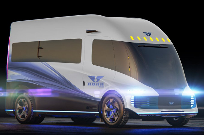 Ronn Motor Group presents fuel-cell electric urban delivery truck concept
