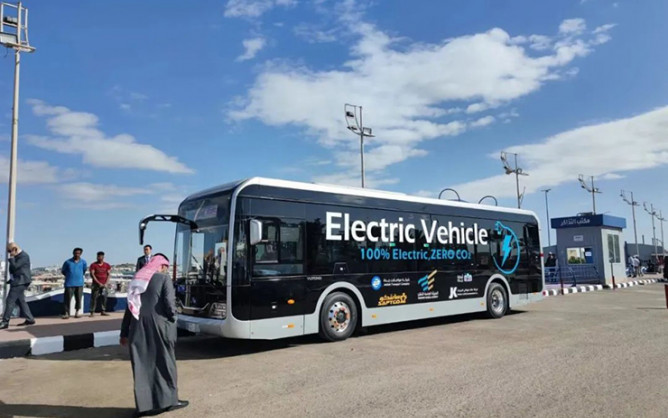 Yutong delivers Saudia Arabia’s first electric bus for public service