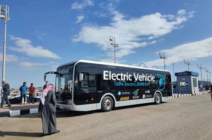 Yutong delivers Saudia Arabia’s first electric bus for public service