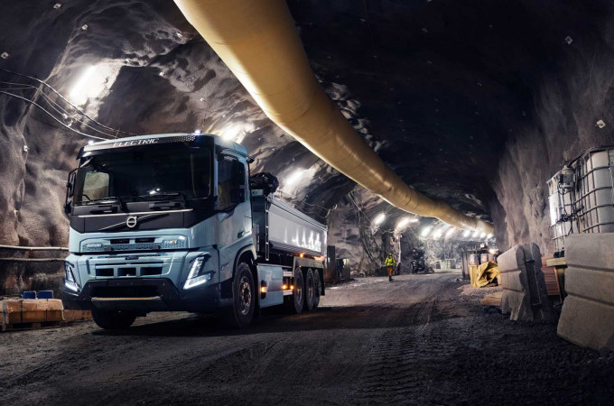 Volvo to trial electric trucks in underground operations at Swedish mine