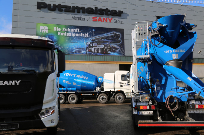 Putzmeister to distribute Chinese SANY electric trucks in Europe