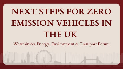 Road to nowhere: a report from Westminster Forum’s zero-emission vehicle conference
