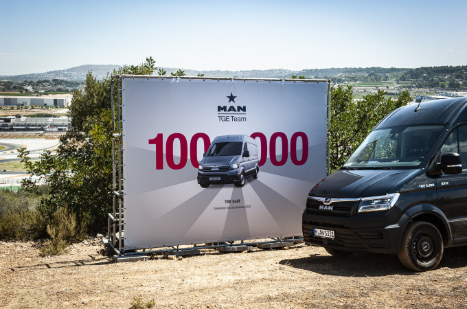 MAN celebrates 100,000 production milestone for TGE