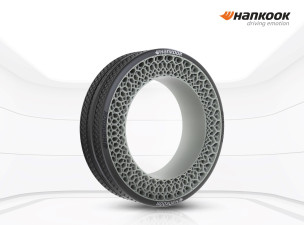 Hankook exhibits airless tyre concept at CES