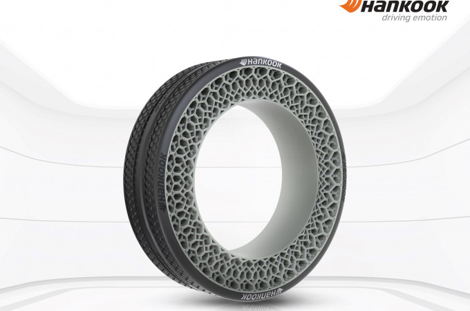 Hankook exhibits airless tyre concept at CES