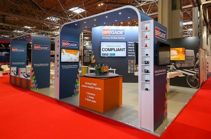 Brigade displays new safety products at the 2023 UK Commercial Vehicle show