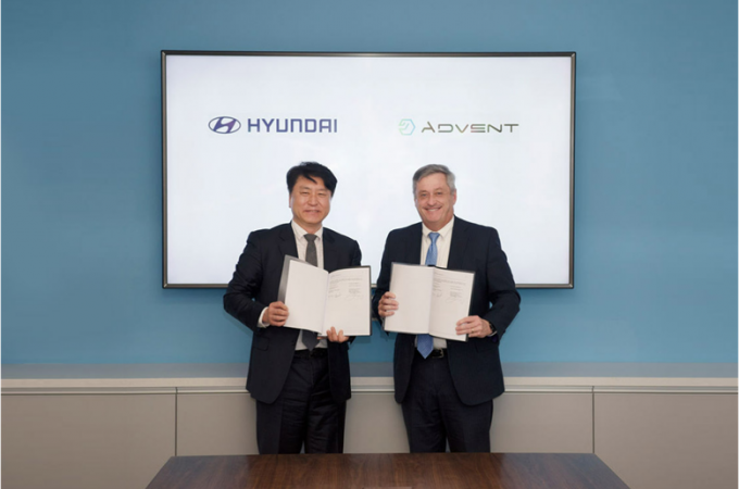 Hyundai partners with Advent in hydrogen fuel cell technologies