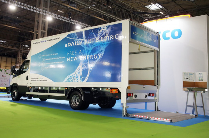 Iveco eDaily debuts at the UK CV show