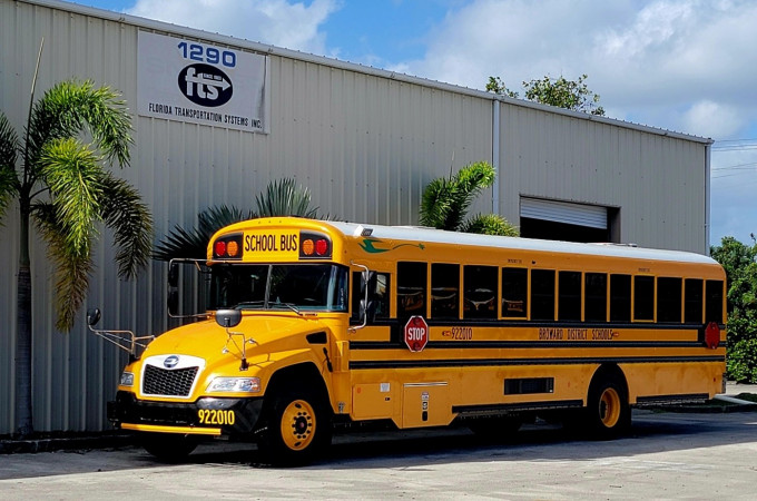 Blue Bird completes largest ever electric school bus delivery