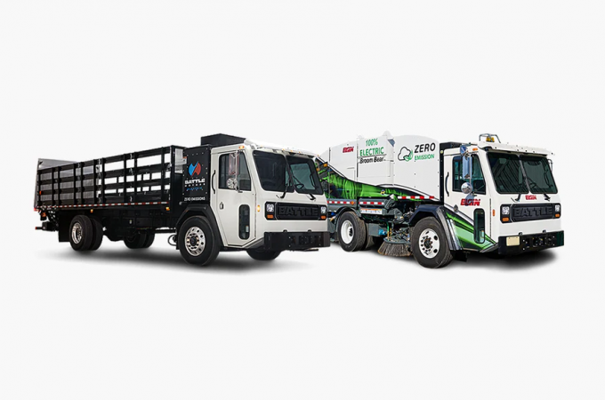 Battle Motors showcases two vocational electric trucks at ACT Expo