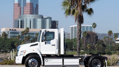 Hexagon Purus and Hino present prototype electric truck at ACT Expo