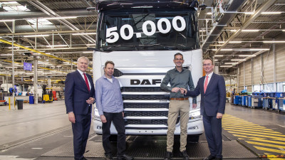 DAF sells 50,000 new generation trucks in record time