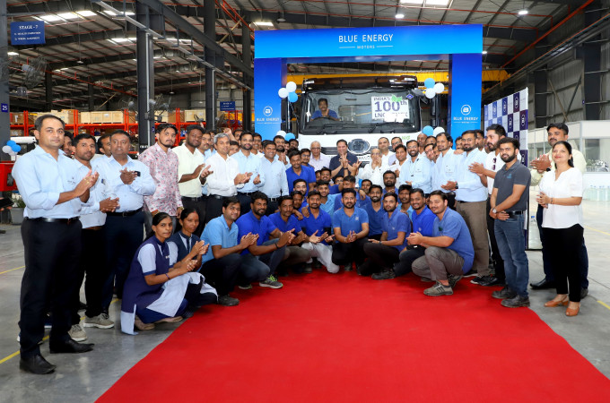 Blue Energy Motors manufactures its 100th truck