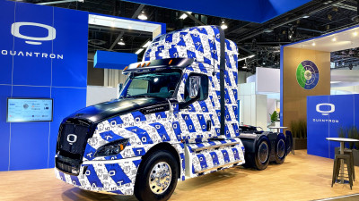 Quantron US presents prototype fuel cell electric truck at ACT Expo
