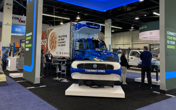 Thermo King showcases new all-electric TRU for Class 5-7 trucks at ACT Expo