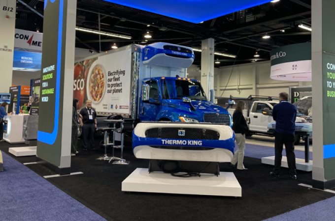 Thermo King showcases new all-electric TRU for Class 5-7 trucks at ACT Expo