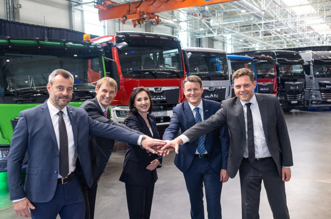MAN opens Krakow expansion for producing full truck range