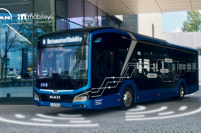MAN teaming up with Mobileye for autonomous bus project