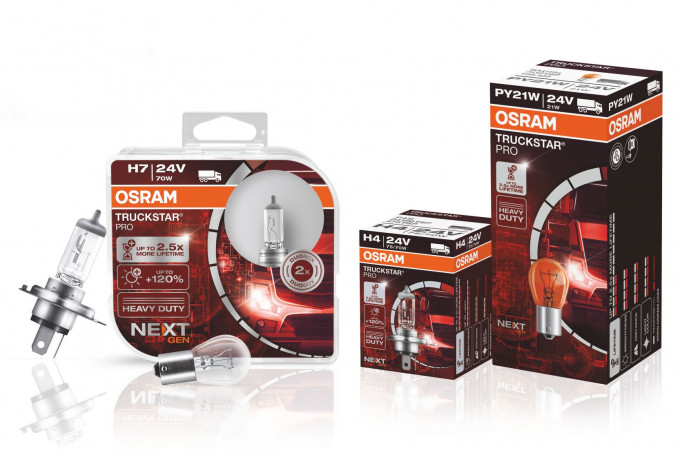 Osram releases upgraded range of light bulbs for heavy-duty applications